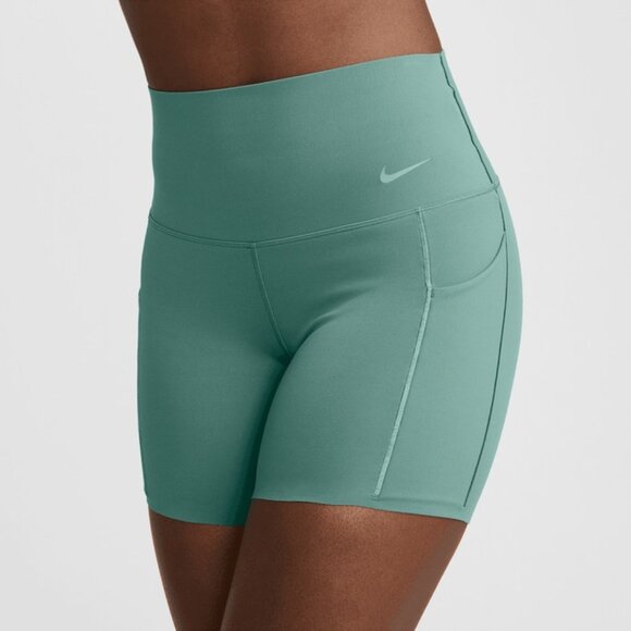 NWT Nike Medium-Support High-Waisted 5" Biker Shorts with Pockets Size XS - Picture 2 of 15